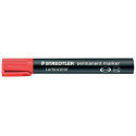 Staedtler Lumocolor 352 Permanent Marker, Bullet Tip, 2 mm, Red