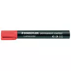 Staedtler Lumocolor 352, marqueur permanent, pointe ronde, 2 mm, rouge