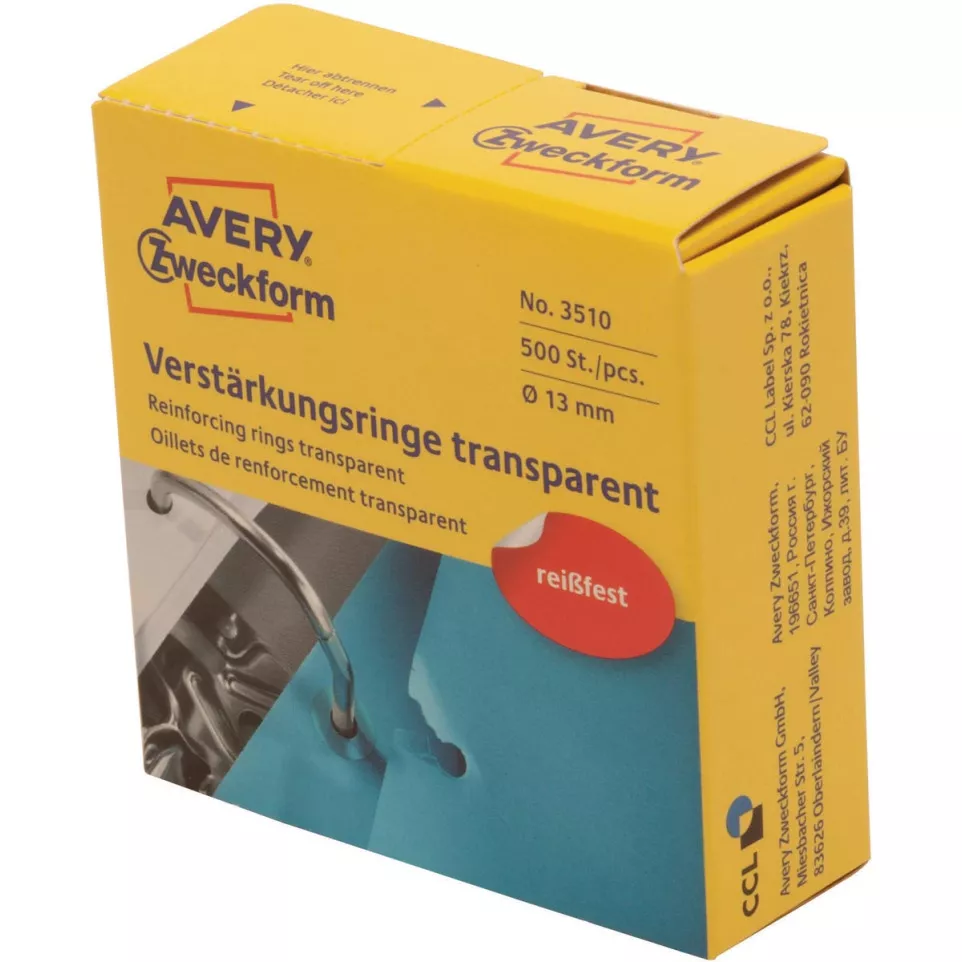 Avery Versterkingsringen transparant