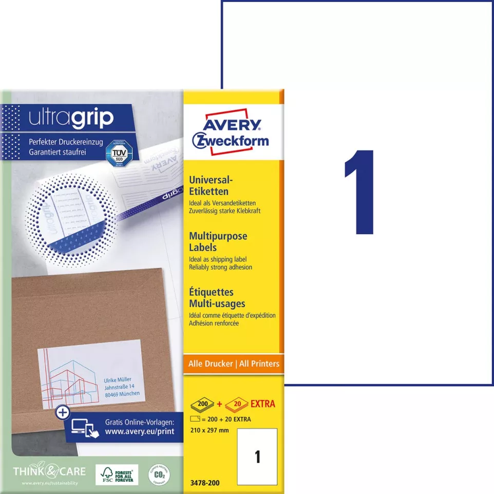 Avery Zweckform 3478-2 Universal...