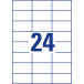 Avery Zweckform Labels, 70 x 37 mm, 4,800 pieces