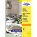 Avery Dennison Universal Colored Labels 105 x 148 mm (W x H), 400 pieces, yellow