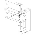 EFF-EFF microswitch and bolt contact / pc