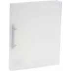 Bronyl ringmap, voor ft A4, uit PP, 2 D-ringen van 15 mm, transparant wit