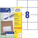 Avery Zweckform 3427, étiquettes universelles, Ultragrip, blanc, 200 feuilles, 105 x 74 mm