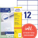 Avery Zweckform 3424 Universal Labels Ultragrip White 100 Sheets 105 x 48 mm