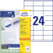 Avery Zweckform 3422 Universal Labels Ultragrip White 100 Sheets 70 x 35 mm