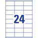 Avery Zweckform 3422 Universal Labels Ultragrip White 100 Sheets 70 x 35 mm
