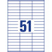 Avery Zweckform 3420 Universal Labels Ultragrip White 100 Sheets 70 x 16.9 mm