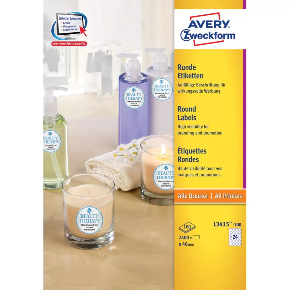 Avery Zweckform L3415-100 étiquettes...