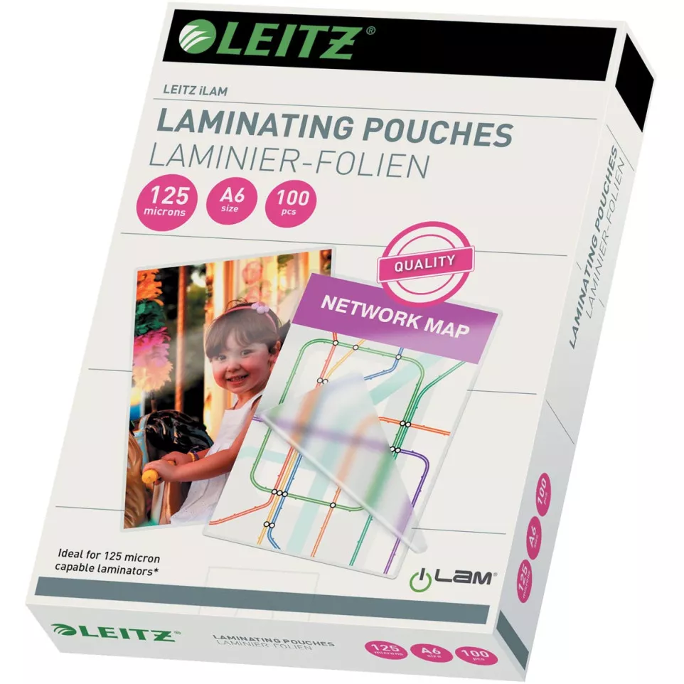 Leitz Ilam lamineerhoes ft A6, 250...