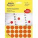 Avery Etiquettes ronds diamètre 18 mm, rouge, 1.056 pièces