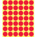 Avery Etiquettes ronds diamètre 18 mm, rouge, 1.056 pièces