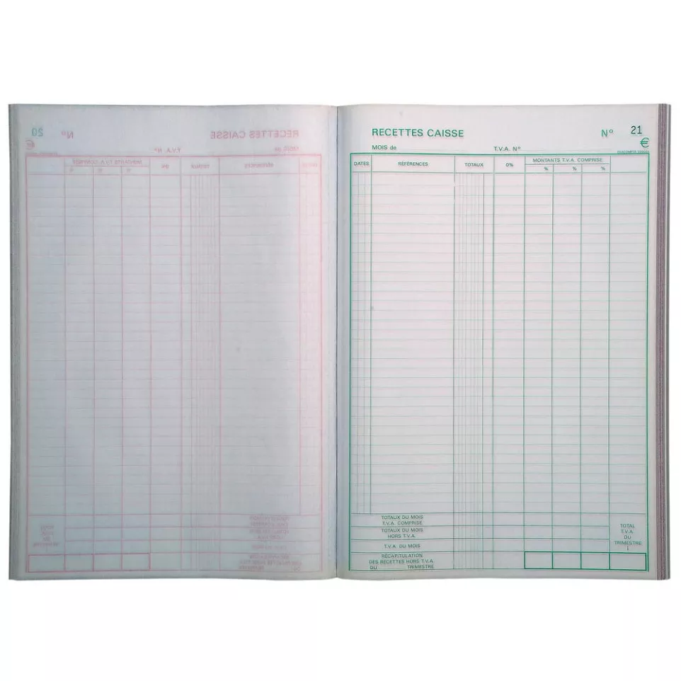 Exacompta Cash Receipt Book A4 French...