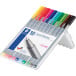 Staedtler Fineliner Triplus couleurs assorties, étui chevalet de 10 pièces