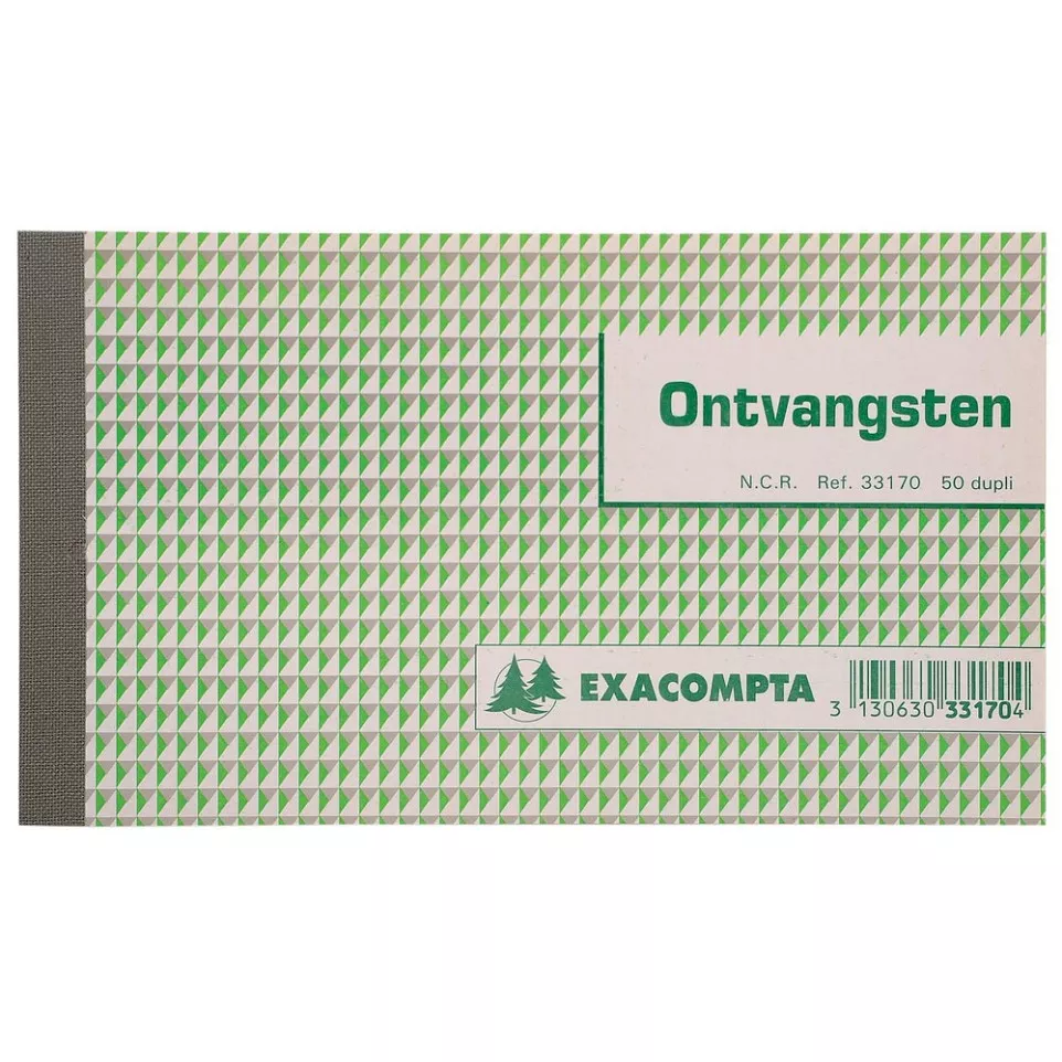 Exacompta ontvangsten, ft 10,5 x 18...