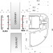 Bandeau 2,5m 3 ventouses 300kg BO900EVO + signalisation lumineuse / pce