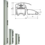 Profielset 60cm + 2...