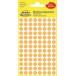 Avery Etiquettes ronds diamètre 8 mm, orange clair, 416 pièces