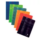 Clairefontaine A4 Notebook, 120 Pages, 5mm Squared, Staplebound, Assorted Colors