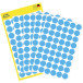 Avery Etiquettes ronds diamètre 12 mm, bleu, 270 pièces