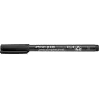 Staedtler Lumocolor 313, OHP-marker, permanent, 0,4 mm, zwart