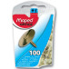 Maped copper drawing pins box of 100 pieces