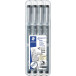 Staedtler Pigment Liner Set Stand-Up Case of 4 Pieces 0.1 0.3 0.5 0.7 mm