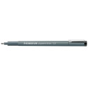 Staedtler pigment liner fineliner, ronde punt, schrijfbreedte 1,2 mm zwart