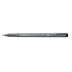 Staedtler Pigment Liner Fineliner, Round Tip, 0.8 mm Line Width, Black