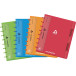 Adoc Colorlines schrift, ft A5, 144 bladzijden, geruit 5 mm, geassorteerde kleuren