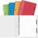 Adoc Colorlines cahier, ft A5, 144 pages,commercieel quadrillé, couleurs assorties