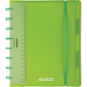 Adoc Colorlines cahier, ft A5, 144 pages,commercieel quadrillé, couleurs assorties