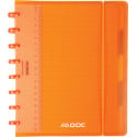 Adoc Colorlines cahier, ft A5, 144 pages,commercieel quadrillé, couleurs assorties