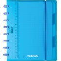 Adoc Colorlines cahier, ft A5, 144 pages,commercieel quadrillé, couleurs assorties