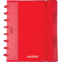Adoc Colorlines cahier, ft A5, 144 pages,commercieel quadrillé, couleurs assorties