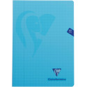 Clairefontaine Mimesys A4 Notebook 80 Pages Polypropylene Cover 10 mm Squared Assorted Colours