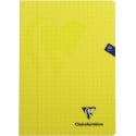 Clairefontaine schrift mimesys voor ft A4, 80 bladzijden, kaft in PP, geruit 10 mm, geassorteerde kleuren