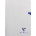 Clairefontaine schrift mimesys voor ft A4, 80 bladzijden, kaft in PP, geruit 4 x 8, geassorteerde kleuren