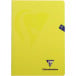 Clairefontaine schrift mimesys voor ft A4, 80 bladzijden, kaft in PP, geruit 4 x 8, geassorteerde kleuren