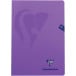 Clairefontaine schrift mimesys voor ft A4, 80 bladzijden, kaft in PP, geruit 4 x 8, geassorteerde kleuren