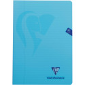 Clairefontaine cahier mimesys pour ft A4, 80 pages, couverture en PP, ligné, couleurs assorties
