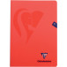 Clairefontaine cahier mimesys pour ft A4, 80 pages, couverture en PP, ligné, couleurs assorties