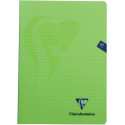 Clairefontaine cahier mimesys pour ft A4, 80 pages, couverture en PP, ligné, couleurs assorties