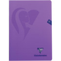 Clairefontaine schrift mimesys voor ft A4, 80 bladzijden, kaft in PP, gelijnd, geassorteerde kleuren