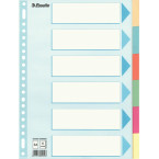 Esselte tabbladen 6 tabs,...