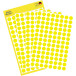 Avery Ronde etiketten diameter 8 mm, geel, 416 stuks