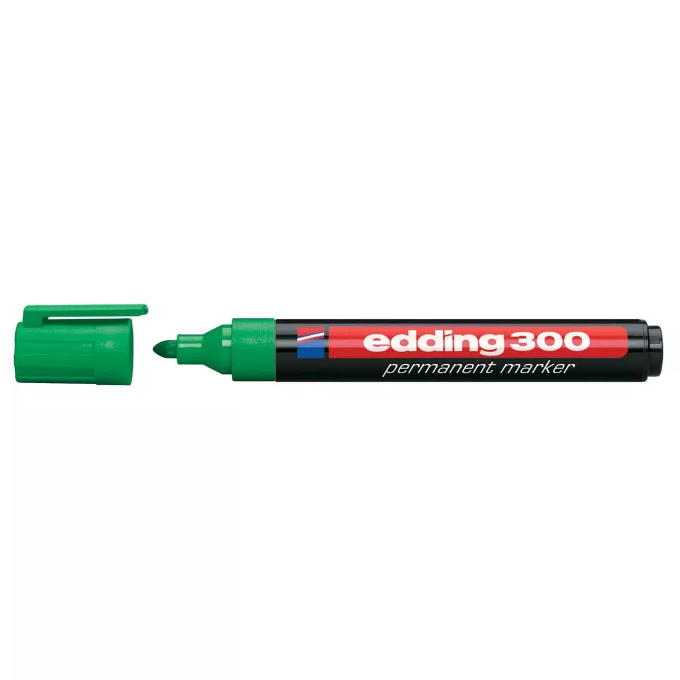 edding permanent marker 300 groen