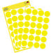 Avery Ronde etiketten diameter 18 mm, geel, 96 stuks
