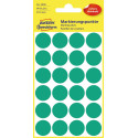 Avery Etiquettes ronds diamètre 18 mm, vert, 96 pièces